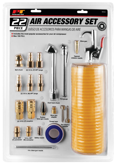Performance Tool M523 Air Compressor Tire Inflation Tool Kit||m523_Pkg.Jpg||86||ptlm523||2218209
