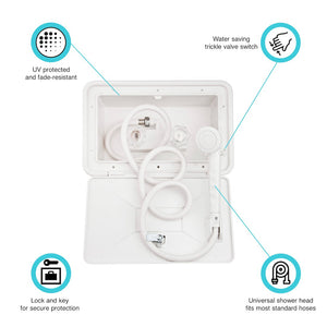 Dura Faucet Df-Sa170-Wt Exterior Shower||df-Sa170-Wt.Jpg||89||d6udfsa170wt||985861