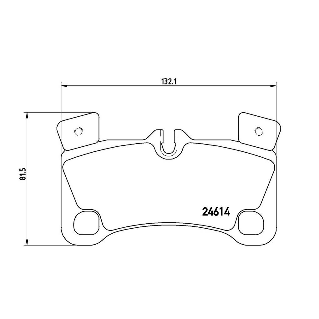 Product of Brembo P85103 Brake Pad - Set Of 4 