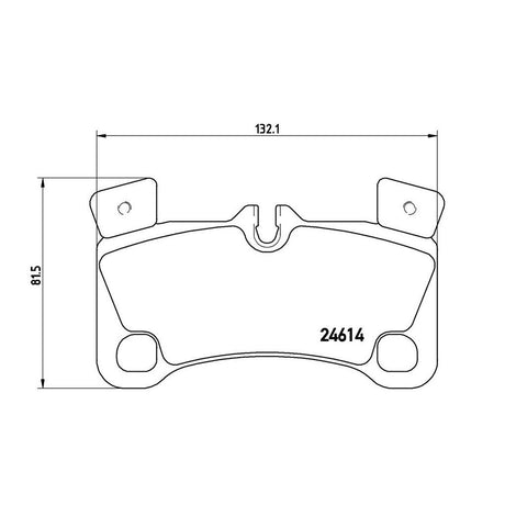 Product of Brembo P85103 Brake Pad - Set Of 4 