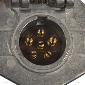 Product of Pollak 11-609 Vehicle End 6 Pin Trailer Wiring Connector 