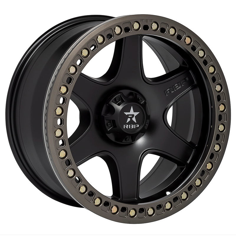 Product of RBP (Rolling Big Power) 17x9 Black With Bronze Bead Lock Ring Wheel - 8x6.50 Bolt Pattern 