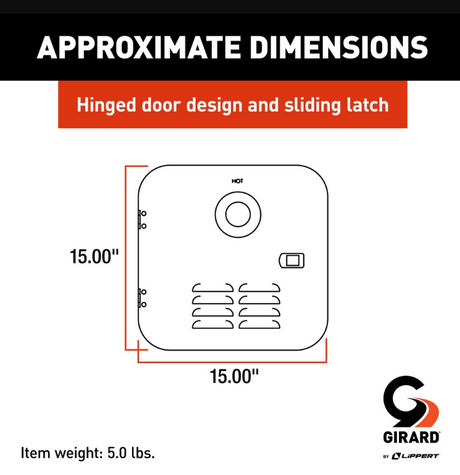 Lippert Components 2022107535 Water Heater Access Door||2022107535_1.Png||86||m6v2022107535||1774306