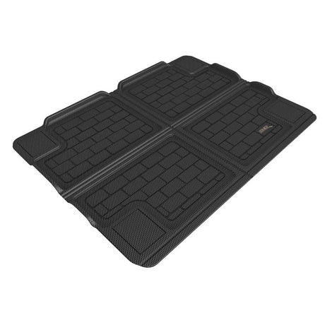 Product of 3D Mats M1FR1491309 Black Thermoplastic Rubber Of Carbon Fiber Texture Back Of 2nd Row Seat Cargo Area Liner 