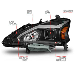 Anzo Usa 121569 Headlight Assembly||||87||a1r121569||2002025