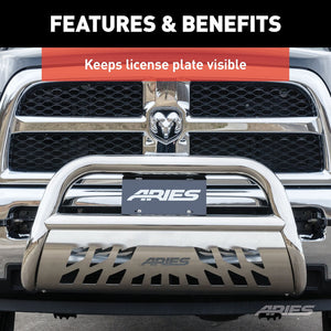 Aries 35-0000 License Plate Bracket||35-0000_3008x1990_Fc.Jpg||89||a1s350000||1227139