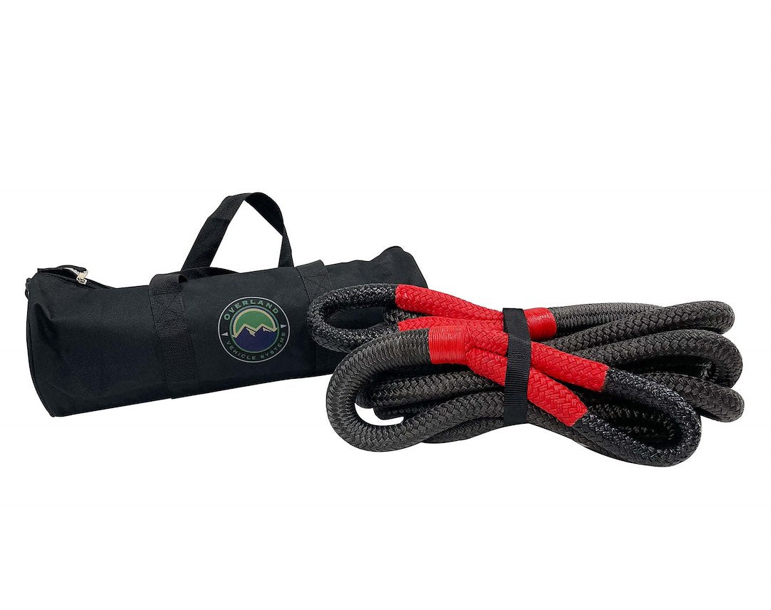 Product of Overland Vehicle Systems 19009916 Recovery Strap 30 Feet Black/ Gray 