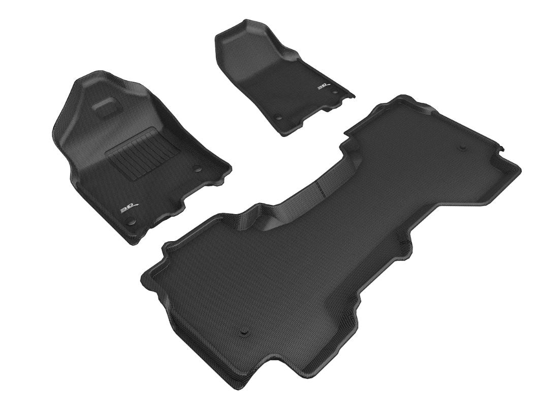 Product of 3D Mats KAGU L1DG03101509 Black Thermoplastic Rubber Of Carbon Fiber Texture Floor Liner 