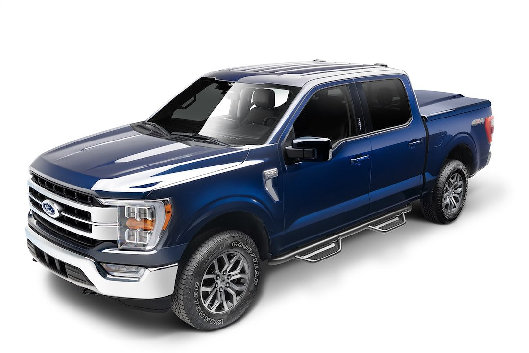 N-Fab Hpf1585cc-Tx Nerf Bar||nfbnfab-Podium-Lg-Black-Textured-2018-Ford-F150-Blue-Studio-02.Jpg||88||n21hpf1585cct||1547517