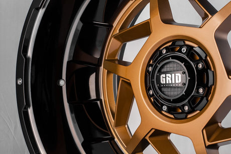 Product of Grid Wheels 22x12 Bronze With Black Lip Wheel - Not Applicable Bolt Pattern 