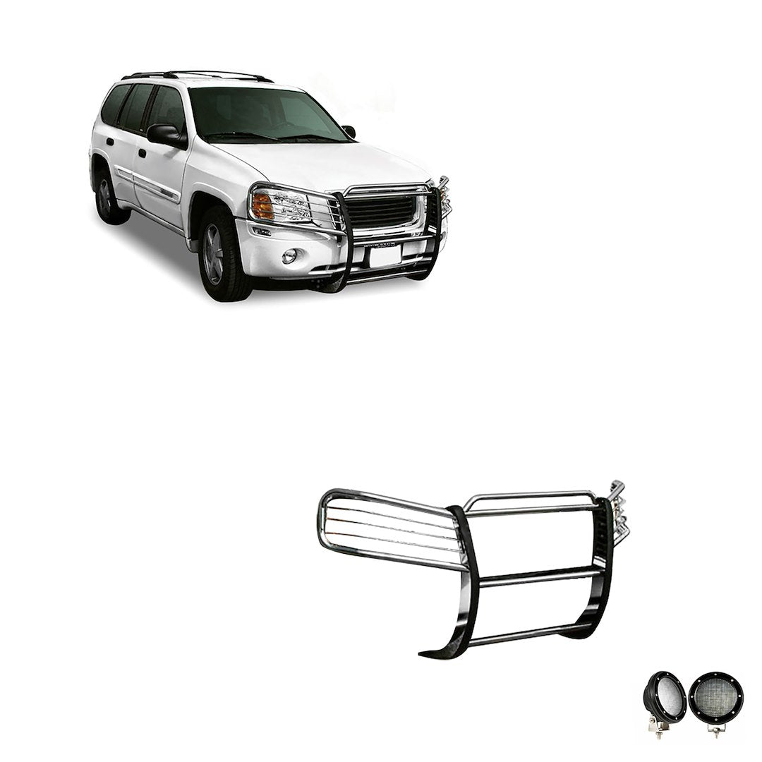 Product of Black Horse Offroad 17GD26MSS-PLFB Grille Guard  