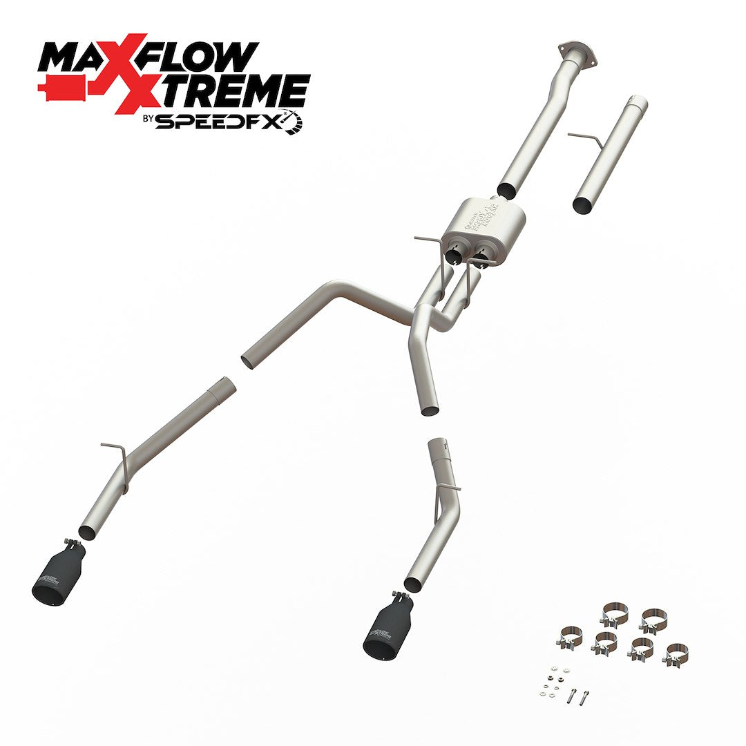 Product of SpeedFX 50201 MaxFlow Xtreme Cat Back System Single Exhaust System Kit 