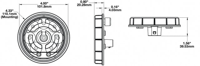 Product of J.W. Speaker 0347814 Turn Signal Light Assembly - Led
