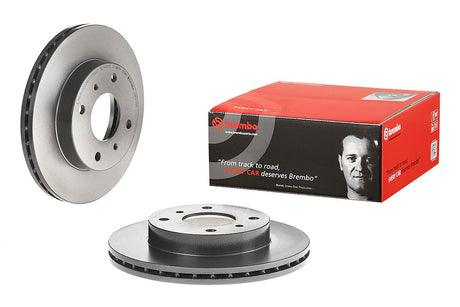 Product of Brembo 09544911C02 Vented 1 Piece Brake Rotor 
