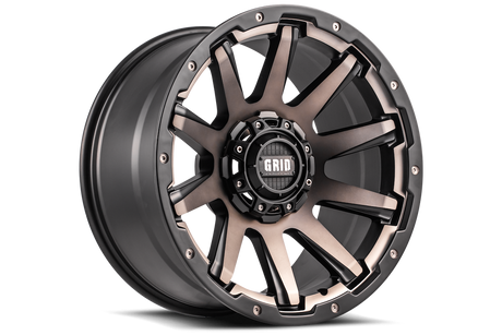 Product of Grid Wheels 20x9 Black With Metallic Dust Face Wheel - Not Applicable Bolt Pattern 