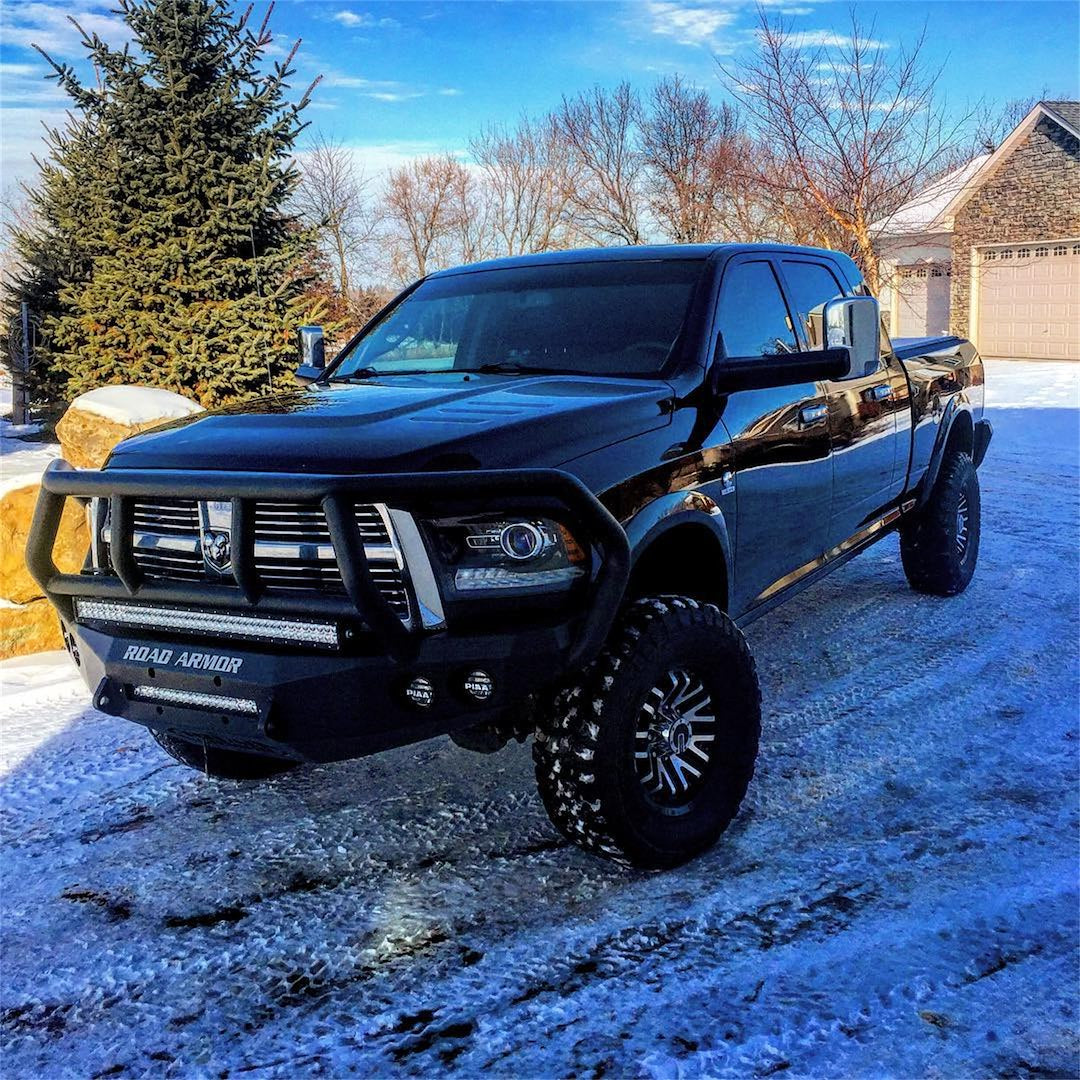 Product of Road Armor 408R2B-NW Stealth Titan II Steel Satin Powder Coated Bumper 