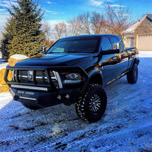 Product of Road Armor 408R2B-NW Stealth Titan II Steel Satin Powder Coated Bumper 