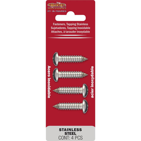 Cruiser 80430 License Plate Mounting Hardware||80430_P01-Fasteners_Tapping-Stainless-Inpack.Jpg||86||c3480430||1330268