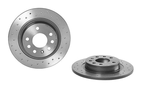 Product of Brembo 0895111XC02 Xtra Solid Cross Drilled 1 Piece Brake Rotor 