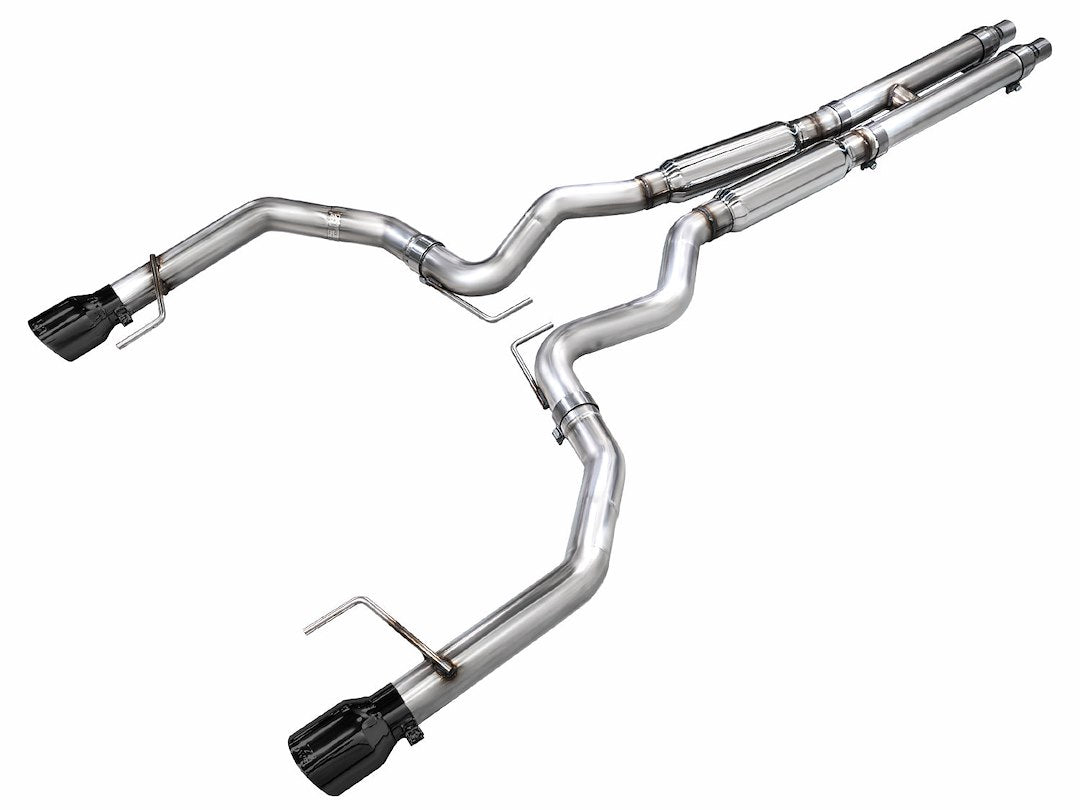 Product of AWE Tuning 3020-33650 Track Edition Cat-Back System Dual Exhaust System Kit 