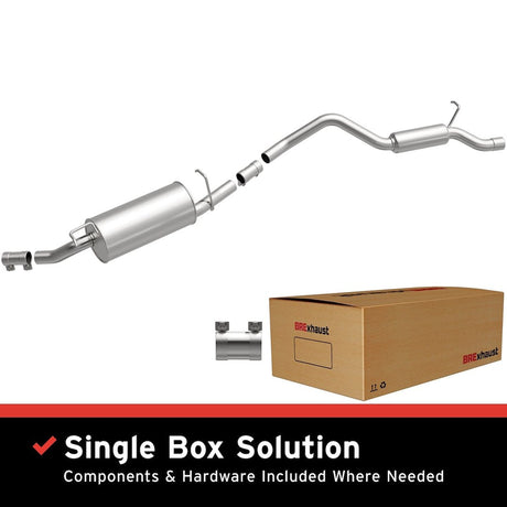Product of BRE Exhaust 106-0107 Direct-Fit Exhaust Series Cat-Back System Exhaust System Kit 
