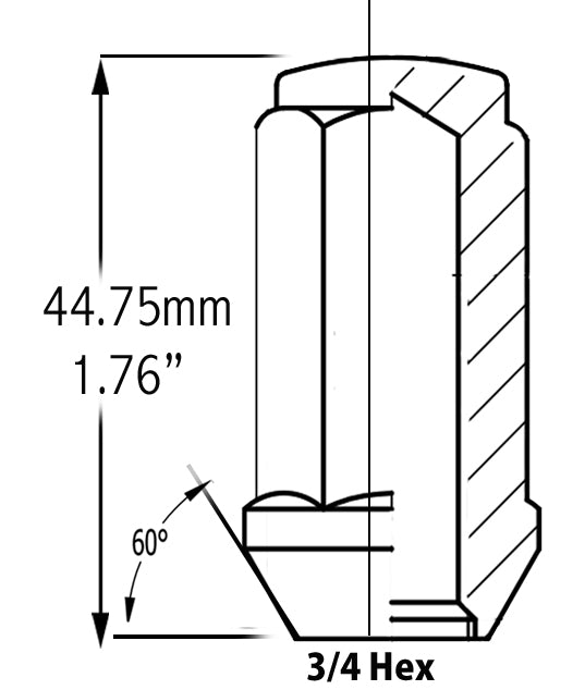 Coyote Wheel Accessories 301173sblk Lug Nut||||86||rev301173sblk||1915815