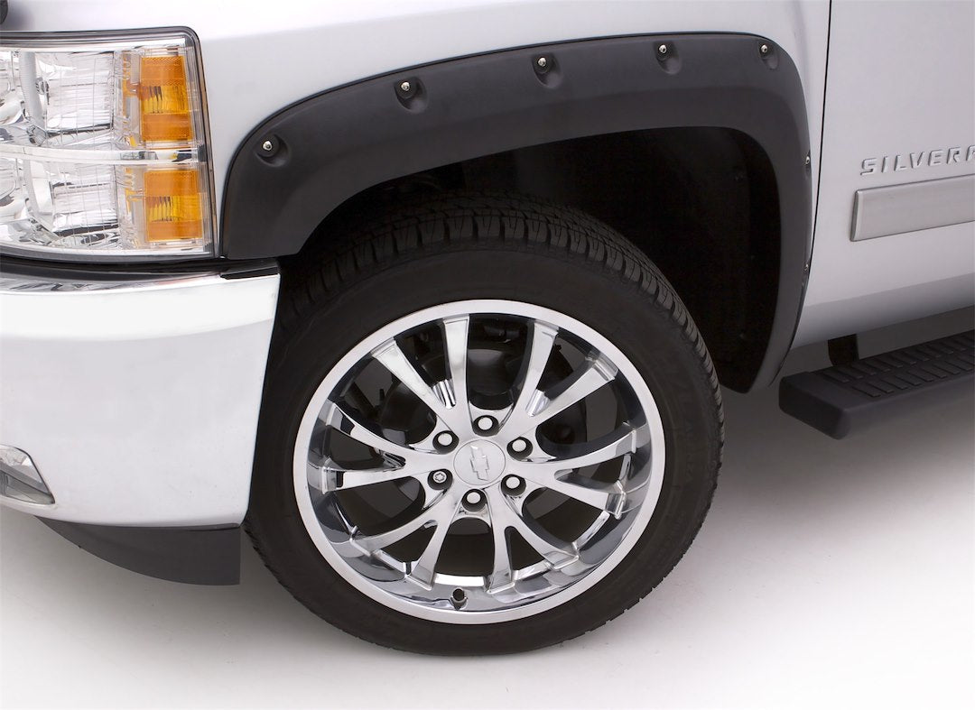 Product of Lund International RX120T Pocket Style/ Exposed Fasteners Black Fender Flare - Set Of 4 