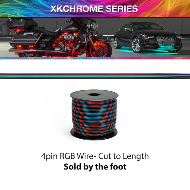 Xk Glow Xk-4p-Wire-1ft Rope Light Power Cable - Led||xk-4p-Wire-1ft.Jpg||85||xkg4pwire1ft||2223789