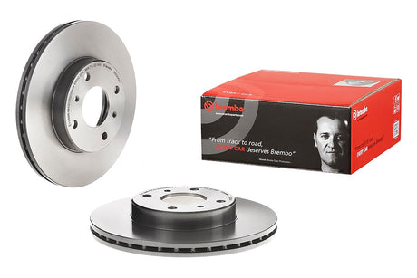 Product of Brembo 09525421C02 Vented 1 Piece Brake Rotor 