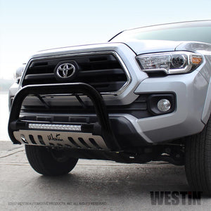 Product of Westin Automotive 32-3885L Bull Bar Black Textured Powder Coated 3 Inch Yes with skid plate 