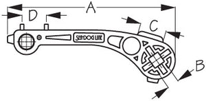 Sea Dog 520045-1 Boat Deck Filler Cap Key||520045-1_1.Jpg||86||sdg5200451||1340250