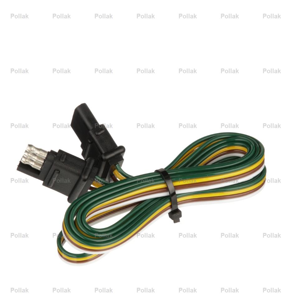 Product of Pollak 12-413E Trailer/ Vehicle End 4 Flat Trailer Wiring Connector 