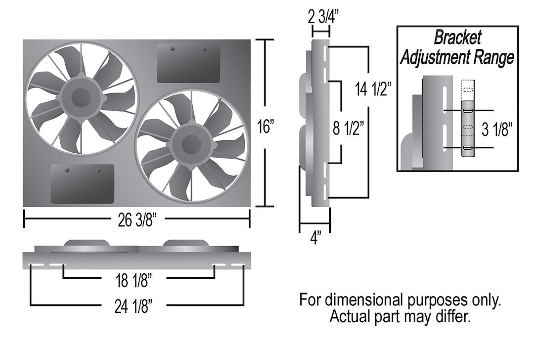 Product of Derale 16836 Cooling Fan