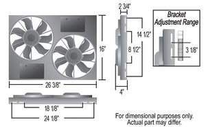 Product of Derale 16836 Cooling Fan