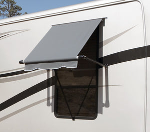 Product of Carefree RV IG045EA25 RV Window Electric/ Manual Awning , Linen Tweed Solid 