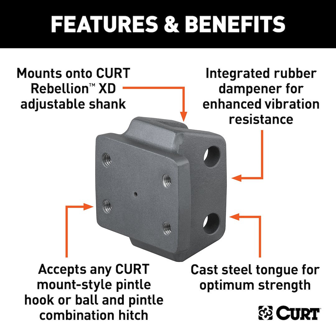 Curt 45950 Pintle Hook Mounting Plate||45950_3008x1990_Fa.Jpg||87||c9345950||1710291