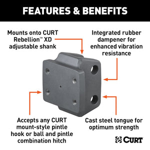 Curt 45950 Pintle Hook Mounting Plate||45950_3008x1990_Fa.Jpg||87||c9345950||1710291