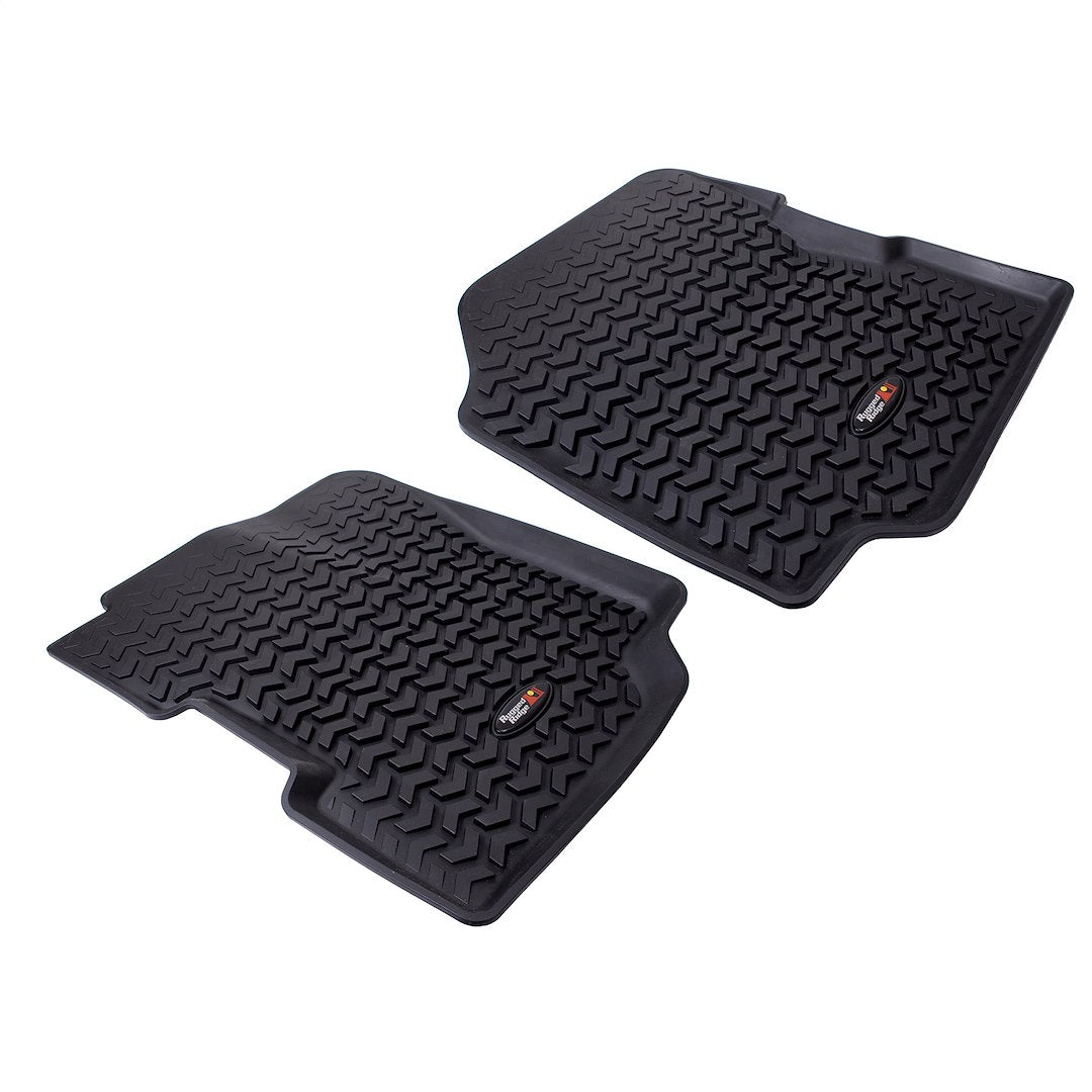 Product of Rugged Ridge 12920.21 Black Thermoplastic Floor Liner 