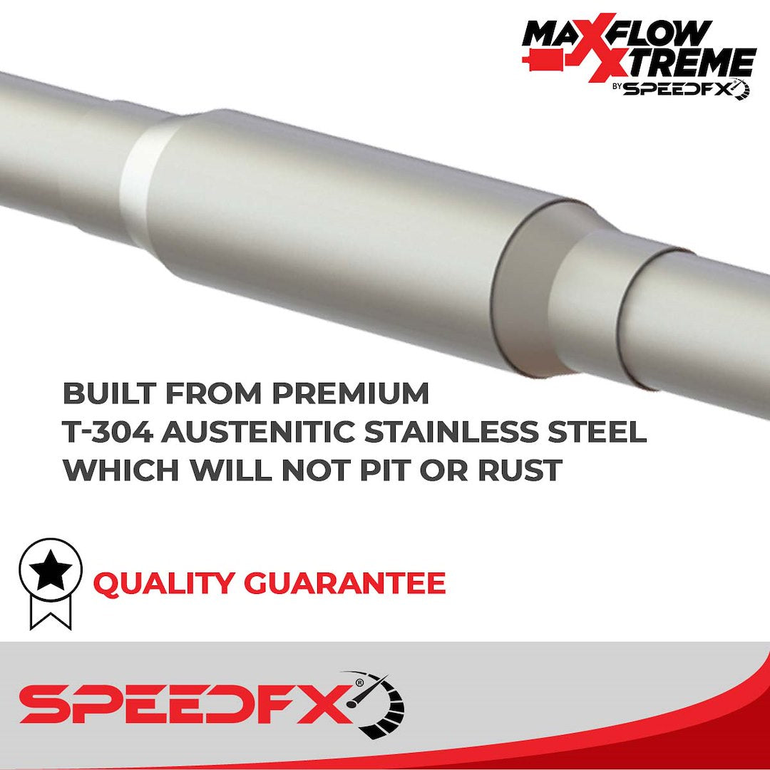 Product of SpeedFX 50300 MaxFlow Xtreme Cat Back System Single Exhaust System Kit 