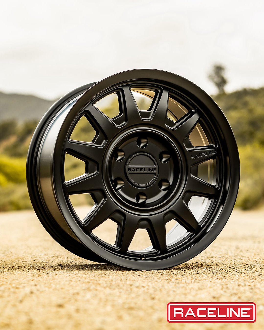Product of Raceline 17x9 Black Wheel - 5x5.00 Bolt Pattern 
