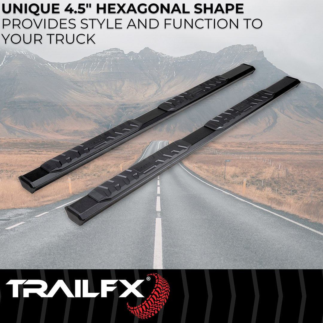 Product of TrailFX AL4009B TrailFX A4 Series Nerf Bar With Surface Steps 
