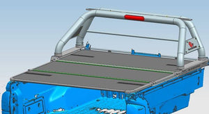 Product of Black Horse Offroad RB002SS Tubular Polished Steel Truck Bed Bar 