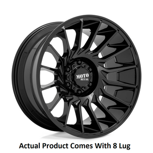 Product of Moto Metal Wheels 22x12 Black Wheel - 8x6.50 Bolt Pattern 