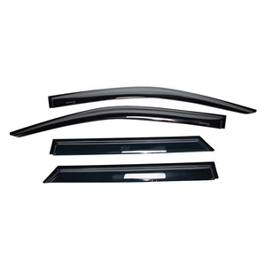 Product of TrailFX 4427H TFX 4-PC Window Vents Outside Channel Rainguard 