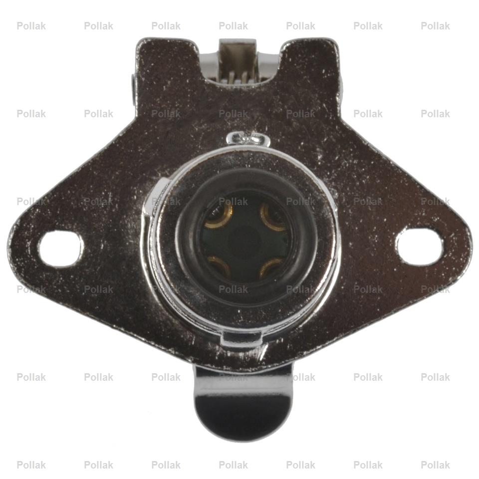 Product of Pollak 11-410P Vehicle End 4 Round Trailer Wiring Connector 