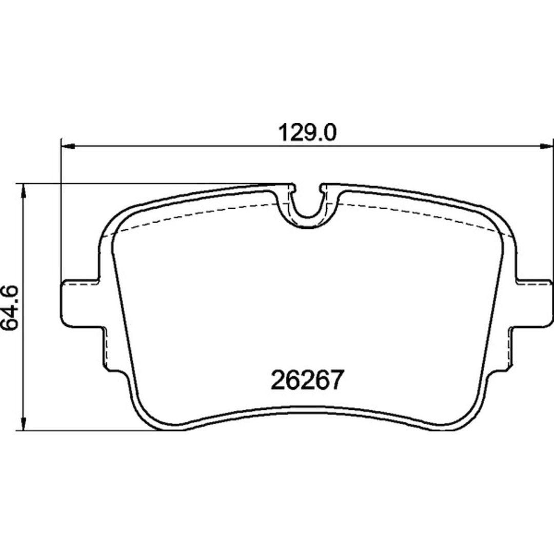 Brembo P85190n Brake Pad||p85190n_Drw.Jpg||89||brmp85190n||1755132