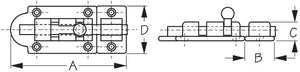 Sea Dog 222522-1 Door Latch Lock||222522-1_1.Jpg||86||sdg2225221||1054270