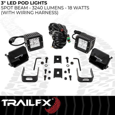 Trailfx 3x2s2 Driving/ Fog Light||t8l_3x2s2_Led Pod Lights_B2c_5.Jpg||89||t8l3x2s2||1771901
