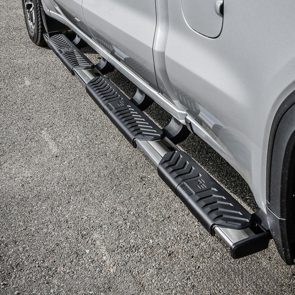 Product of Westin Automotive 28-534680 Polished Oval Nerf Bar - Truck Wheel To Wheel 