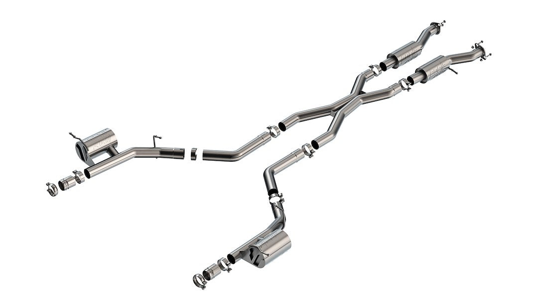 Product of Borla 140888 ATAK ® Series Cat Back System Dual Exhaust System Kit 